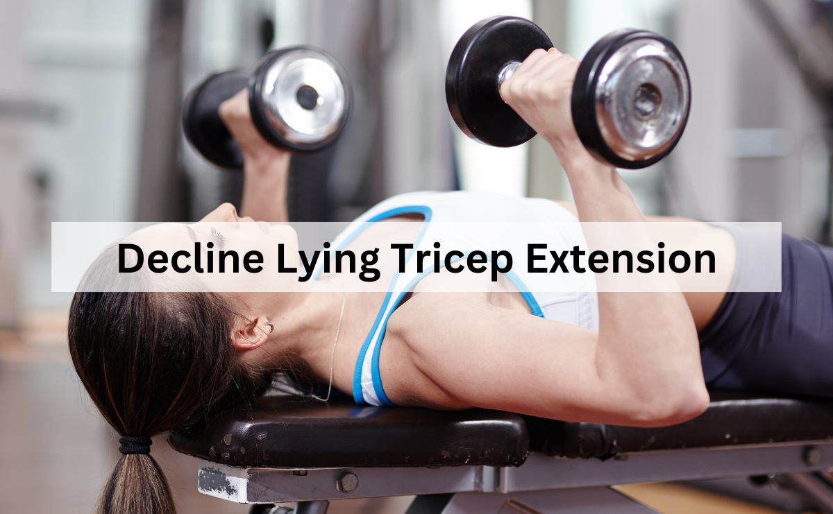 Decline Lying Tricep Extension เสริมกล้ามเนื้อแขนหลังให้แข็งแกร่งและโดดเด่น