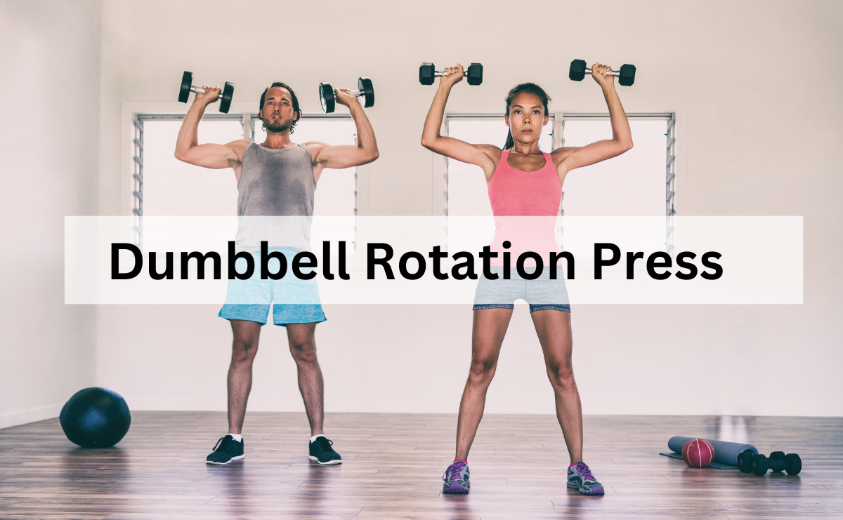 Dumbbell Rotation Press เพิ่มพลังไหล่และแกนกลางด้วยการฝึกที่หลากหลาย