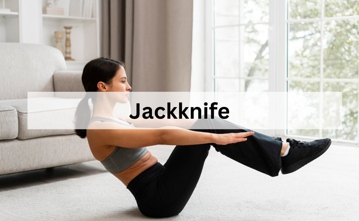 Jackknife ท่าฝึกสร้างกล้ามเนื้อแกนกลางแบบเต็มรูปแบบ