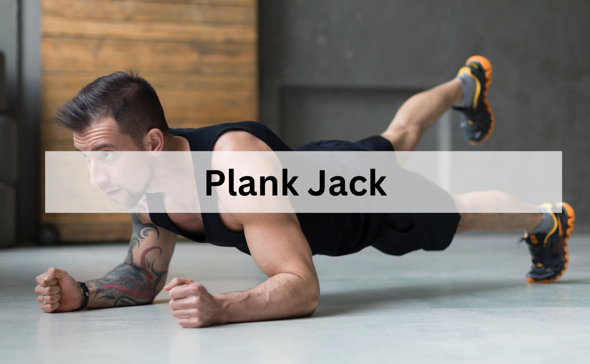 Plank Jack เพิ่มความสนุกและการเผาผลาญไขมันในท่า Plank