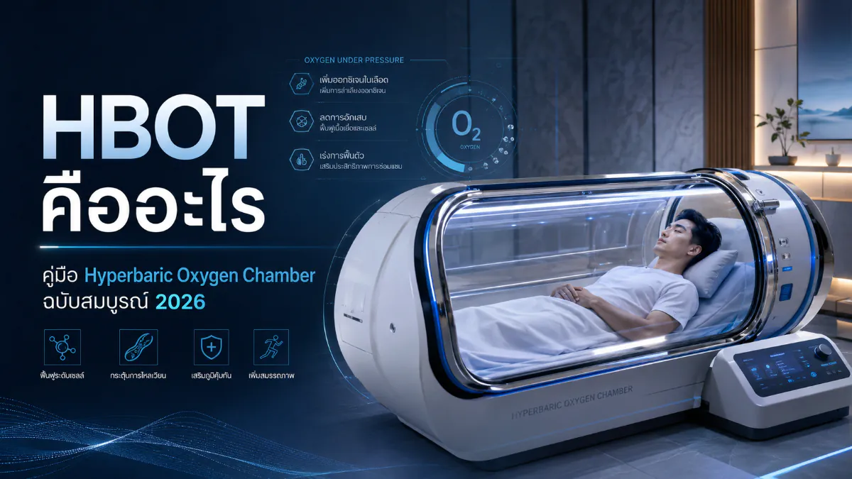 HBOT คืออะไร คู่มือ Hyperbaric Oxygen Chamber ฉบับสมบูรณ์ 2026