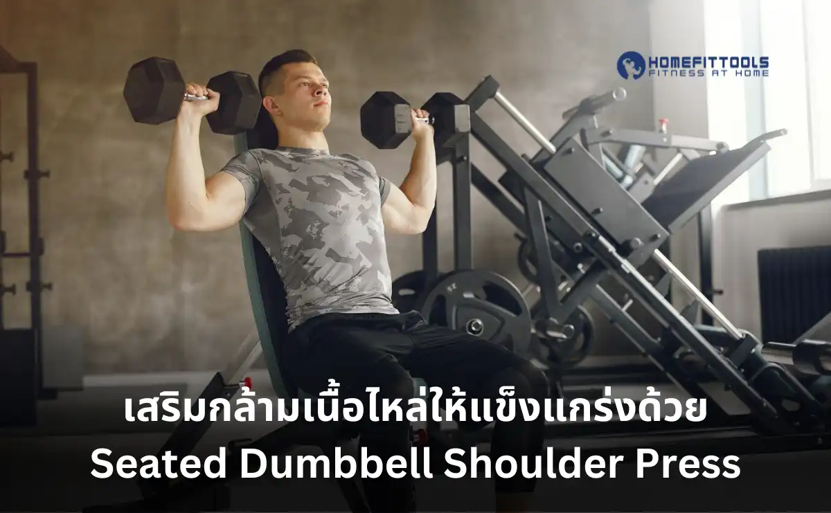 เสริมกล้ามเนื้อไหล่ให้แข็งแกร่งด้วย Seated Dumbbell Shoulder Press