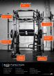 Smith Machine สมิทแมชชีน PROX + แผ่นน้ำหนักชุด 90 กิโล + ม้านั่ง P4 | Homefittools