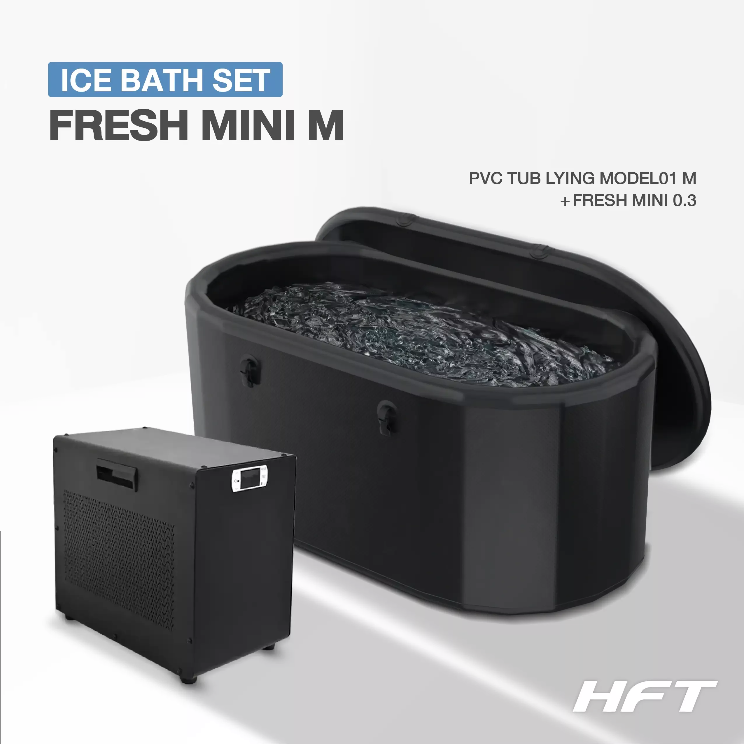 Ice Bath PVC TUB LYING รุ่น TL01M + Chiller FRESH MINI (อ่างแช่น้ำเย็นและเครื่องทำความเย็น)