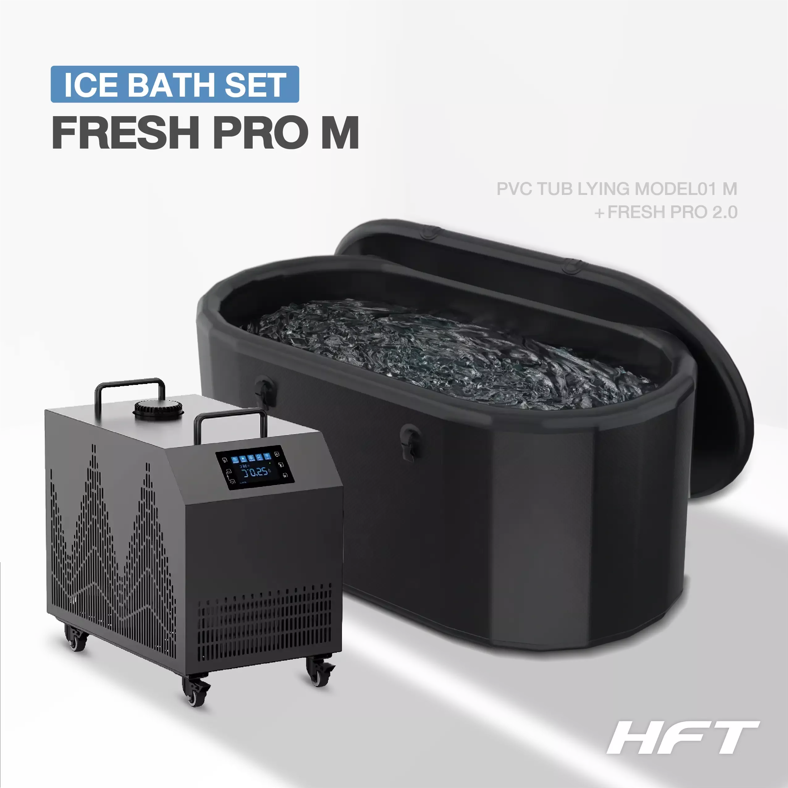 Ice Bath PVC TUB LYING รุ่น TL01M + Chiller FRESH PRO 2.0 (อ่างแช่น้ำเย็นและเครื่องทำความเย็น)