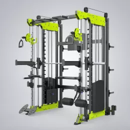 เครื่องเคเบิล Functional Smith Machine FEO51Z สมิทแมชชีนอเนกประสงค์ พร้อม Weight Stack คู่ สำหรับฟิตเนส Commercial