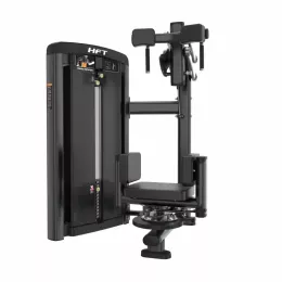 เครื่อง Rotary Torso DDJ20 เครื่องฝึกกล้ามเนื้อแกนลำตัวหมุนลำตัว Pin-Selected สำหรับฟิตเนส Commercial