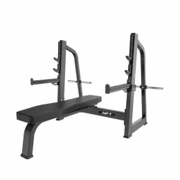 OLYMPIC FLAT BENCH DVD43 ม้านั่ง Bench Press แบบเรียบ Olympic Grade แข็งแรง มาตรฐานฟิตเนสมืออาชีพ