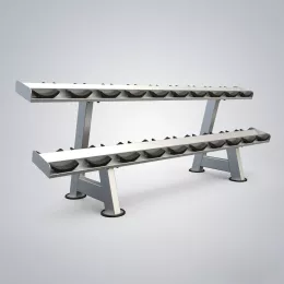 2-Tier Dumbbell Rack FGX77 ชั้นวางดัมเบล 2 ชั้น Commercial แข็งแรง ปลอดภัย จัดเก็บเป็นระเบียบสำหรับทุกฟิตเนส