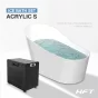 Ice Bath Acrylic TUB LYING MODEL04 S + Chiller FRESH MINI (อ่างแช่น้ำเย็นและเครื่องทำความเย็น)