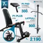 รวมอุปกรณ์เสริมสำหรับ ม้านั่งออกกำลังกาย P1+