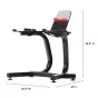ชั้นวางดัมเบล ปรับน้ำหนัก BFX Dumbbell Stand with Rack แข็งแรง ประหยัดพื้นที่ - Johnson