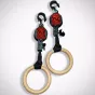 ห่วงยิมนาสติก Pro Adjustable Rings ระบบล็อคเหล็กปรับระดับ ไม้เบิร์ช 28/32mm