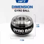 Gyro Ball ลูกบอลไจโร ลูกบอลบริหารข้อมือ ขนาด