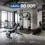 เซ็ตโฮมยิมครบฟังก์ชัน ลู่วิ่ง A3 + Smith Machine G3+ SET 50 S + ชั้นวางพร้อมดัมเบล R301 งบไม่เกิน 60,000