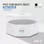 อ่างหลายที่นั่ง อ่าง Ice Bath PVC TUB Muiti Seat รุ่น TM01 ไซส์ XL