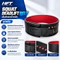 HFT Squat Deadlift Belt เข็มขัดยกน้ำหนัก Lever Buckle สำหรับ Powerlifting