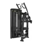 เครื่อง ISO Lat Pull Down DDJ08B เครื่องดึงหลังแยกซ้ายขวา Pin-Selected Commercial สำหรับฟิตเนสมืออาชีพ