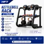 ชั้นวาง Kettlebell และดัมเบล 2 ชั้น Kettlebell Rack / Dumbbell Rack สำหรับ Home Gym