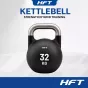 เคตเทิลเบล HFT 16/24/32 กก. Kettlebell Competition สีดำด้าน เหล็กหล่อเกรดแข่งขัน สำหรับฝึกที่บ้านและยิม