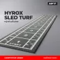 หญ้าเทียม ฟิตเนส ลาย Track Commercial Grade 25 สี สำหรับฝึก Hyrox Sled Push - Homefittools