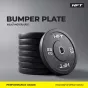 แผ่นน้ำหนัก Bumper plate แผ่นน้ำหนักโอลิมปิค แผ่นน้ำหนักบาร์เบล - Homefittools