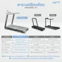 ลู่วิ่งไฟฟ้า S1 HFT ลู่วิ่งพับได้ ปรับชันได้ Motorized Treadmill ปรับชัน 20 ระดับ
