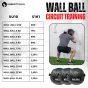 บอลน้ำหนัก Wall Ball บอลออกกำลังกาย เสริมความแข็งแกร่งของร่างกาย