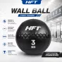 Wall Ball ลูกบอลออกกำลังกาย 3-12 กิโล สำหรับการฝึกซ้อมและแข่งขัน Hyrox