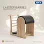 อุปกรณ์พิลาทิส Pilates Barrel ฝึกฝนการเหยียดยืด และเกร็งกล้ามเนื้อ เสริมความแข็งแรง ไม้ยางพาราประสาน