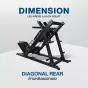 เครื่องสควอท LEG PRESS & HACK SQUAT 2-in-1 เครื่องบริหารขา รุ่น HFT แข็งแรง ปลอดภัย สำหรับบ้านและฟิตเนส