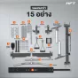 Smith Machine HFT Titan เครื่องออกกำลังกายมัลติฟังก์ชันสำหรับฟิตเนสและโฮมยิม แข็งแรงระดับ Commercial 