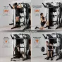 Smith Machine HFT Titan เครื่องออกกำลังกายมัลติฟังก์ชันสำหรับฟิตเนสและโฮมยิม แข็งแรงระดับ Commercial 