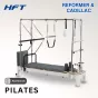 เครื่องพิลาทิส Pilates Reformer + Cadillac ใช้สำหรับฝึกความยืดหยุ่น ความแข็งแรง การทรงตัว