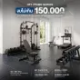 เซ็ตฟิตเนสพรีเมียมครบทุกฟังก์ชัน ลู่วิ่ง X20 + Smith Machine G3+ + ดัมเบล 10 คู่ + ม้านั่ง Force + พื้นยาง B1 งบ 150,000