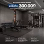 เซ็ตฟิตเนสระดับสูงสุด Smith Machine TITAN + ลู่วิ่ง Real 2 เครื่อง + ม้านั่ง P4 + ดัมเบล 10 คู่ + แผ่นโอลิมปิก 80 กก. + พื้นยาง P1 งบ 300,000