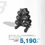 ชั้นวางดัมเบล รุ่น R301 แบบ 3 คู่ สีดำ Dumbbell Rack 3 Pairs ดัมเบล Fix Dumbbell - Homefittools