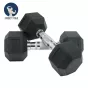ดัมเบลยาง ดัมเบลหุ้มยาง (Rubber Dumbbells)  แบบกลม 5 Kg. 1 คู่
