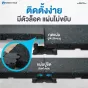 แผ่นยางปูพื้น แผ่นปูพื้นกันกระแทก Rubber Tiles B1 Premium แผ่นพื้นฟิตเนส หนา 2 ซม.