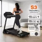 ลู่วิ่งไฟฟ้ารุ่น S3 ลู่วิ่งใช้งานในบ้าน พับได้  มอเตอร์ 2.5HP ปรับความชัน 15 ระดับ รองรับ Zwift