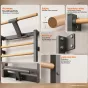 Stall Bar Steel Elite โครงเหล็ก+Dip Bar ปรับกว้าง รับ 150 กก.