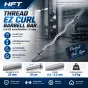 Threaded EZ Curl Barbell Bar 1.2m บาร์ Bicep Curl ทรงหยัก เกลียวล็อคในตัว