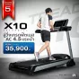 ลู่วิ่งไฟฟ้ารุ่น X10 ลู่วิ่งมอเตอร์ AC เกรดฟิตเนส ปรับชัน 20 ระดับ