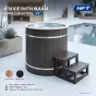 Ice Bath Barrel Wood tub Sitting รุ่น WS1 อ่างแช่น้ำเย็นทรงถังคอมโพสิต พร้อมสแตนเลส 304