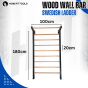 บาร์ไม้ stall bars บาร์ไม้ติดผนัง บาร์ยิมนาสติก swedish ladder บาร์ดึงข้อติดผนัง ที่โหนบาร์ติดผนัง