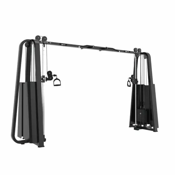 ADJUSTABLE CROSSOVER DVD15 เครื่อง Cable Crossover ปรับระดับได้ Commercial สำหรับฟิตเนสและโครงการ