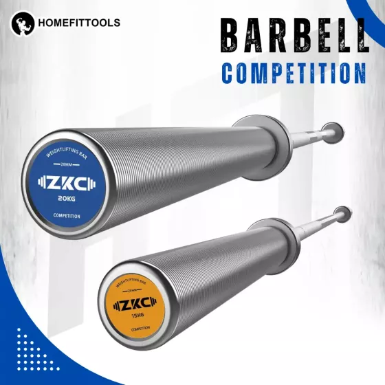 Competition Barbell สำหรับการแข่งขัน Powerlifting แข็งแรง ทนทาน มาตรฐานสากล