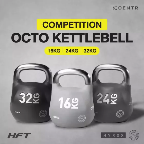 เคตเทิลเบล Competition Octo Kettlebell - CENTR x HYROX ดัมเบลหูหิ้ว