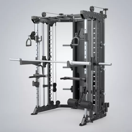 เคเบิ้ลแมชชีน Functional Smith Machine FEO47 เครื่อง Smith Machine Multifunction Commercial