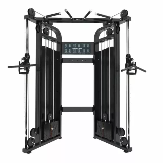 เครื่อง FUNCTIONAL TRAINER DVD17 เครื่องฟิตเนสระบบ Cable Commercial ขนาดกะทัดรัด สำหรับฟิตเนสและงานโครงการ